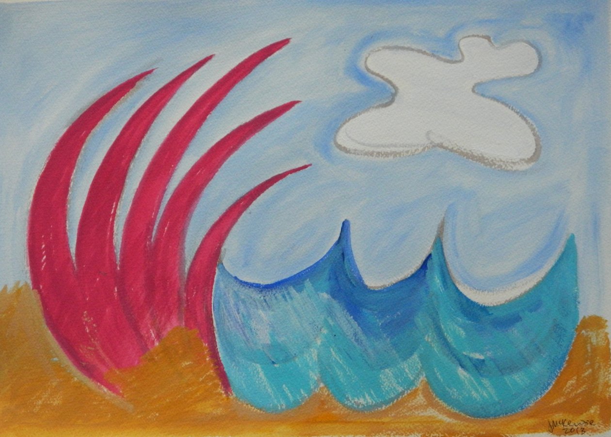 Wormiston-See, 2013 von Janet McKenzie
