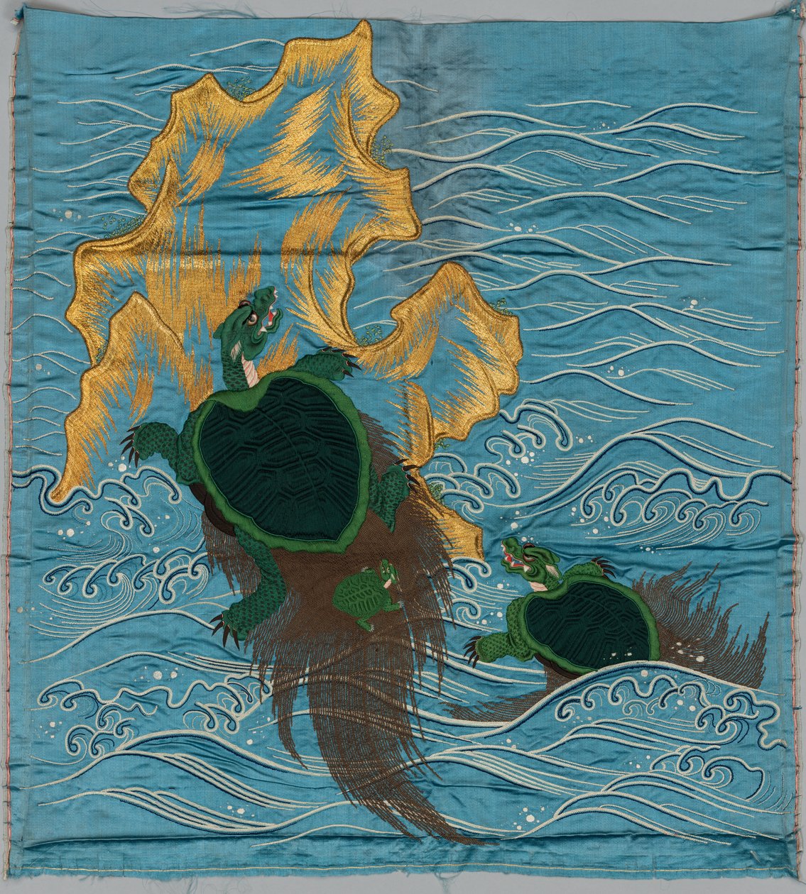 Bestickte Fukusa von Japan, late 19th early 20th century