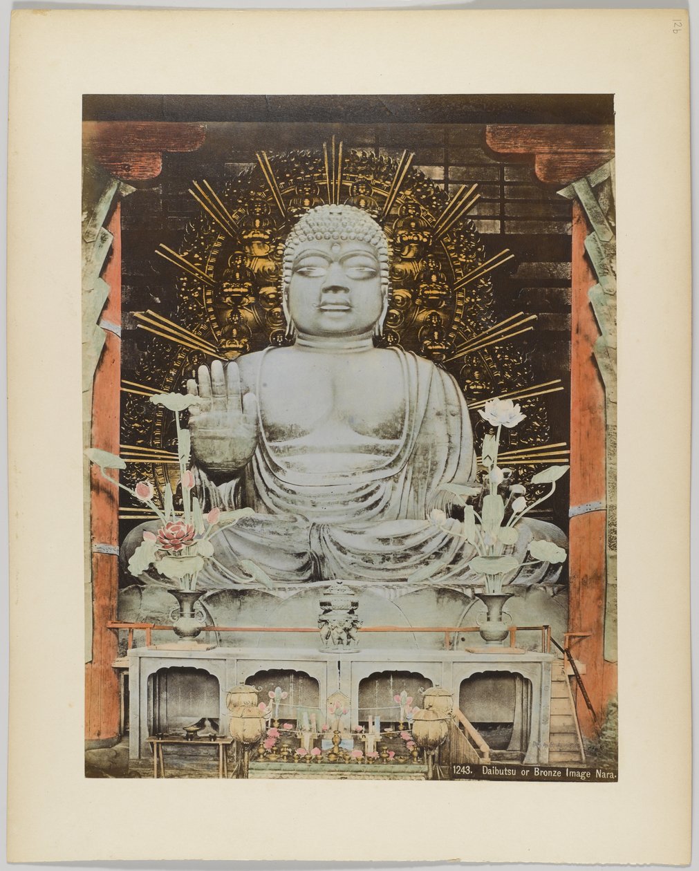 Daibutsu oder Bronzestatue, Nara, Japan von Japanese Photographer