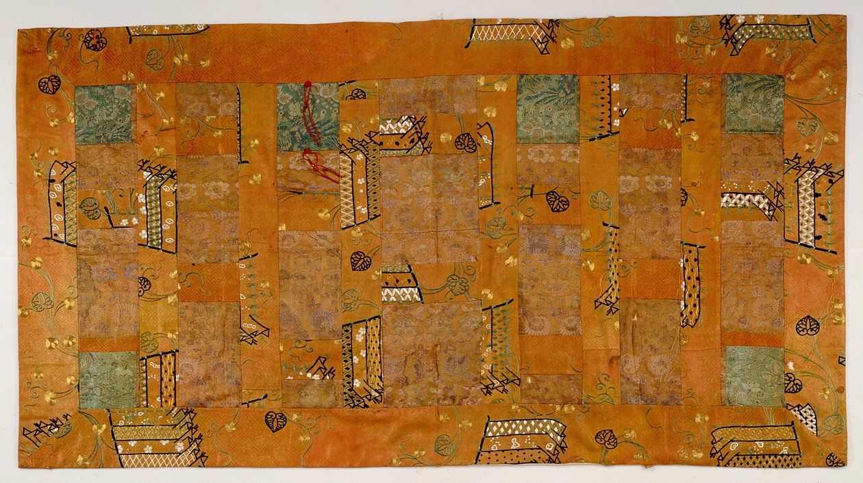 Buddhistisches Priestergewand (Noh-E Kesa, 7 Jo) von Japanese School