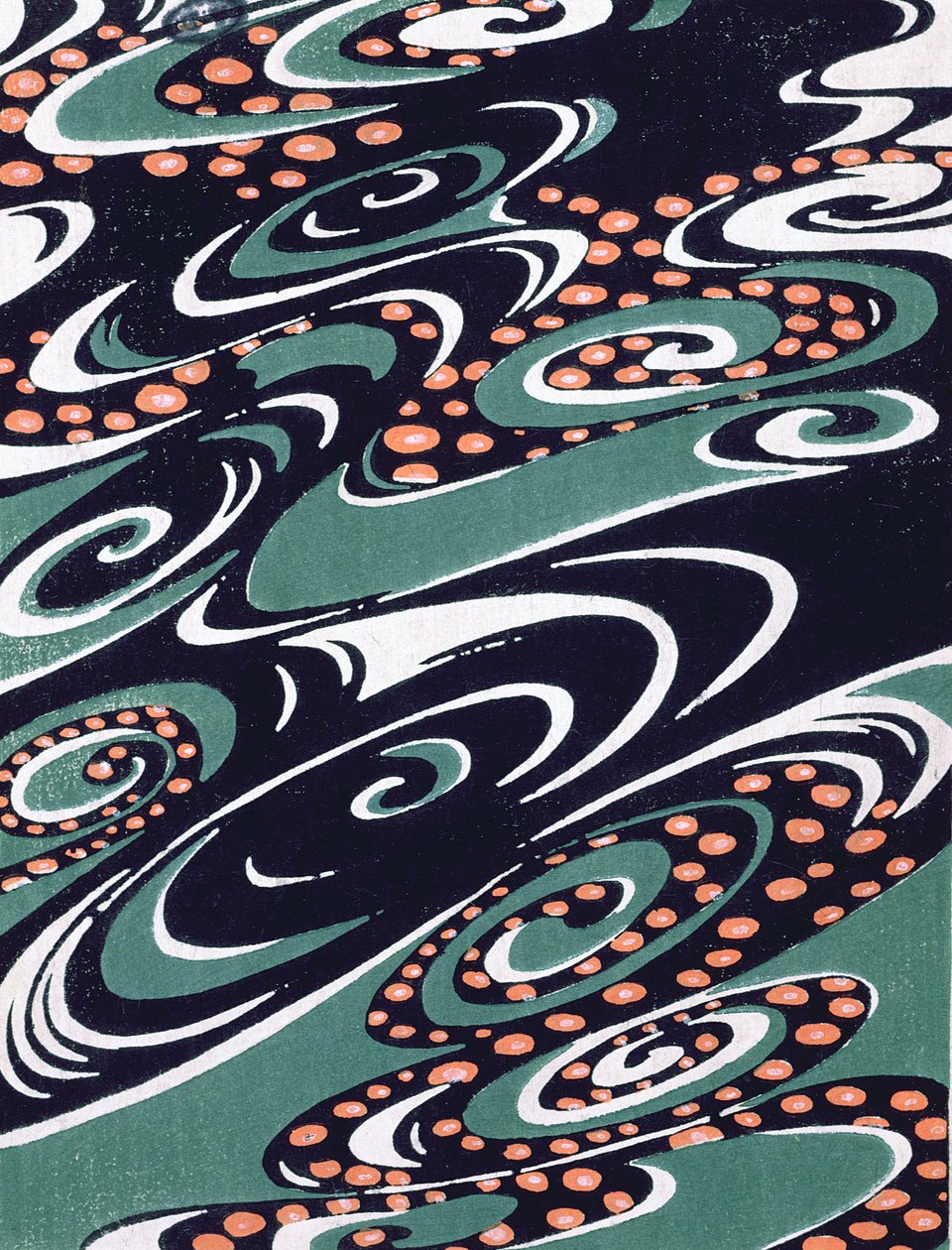 Stoffdesign, Ende des 19. Jahrhunderts von Japanese School