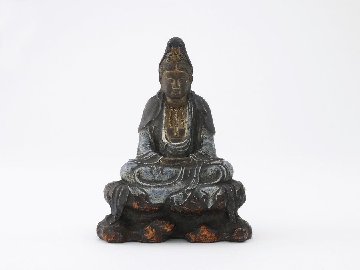 Bild von sitzendem Kannon, Kyoto, Kyoto-fu, Edo-Zeit oder Meiji-Ära von Japanese School