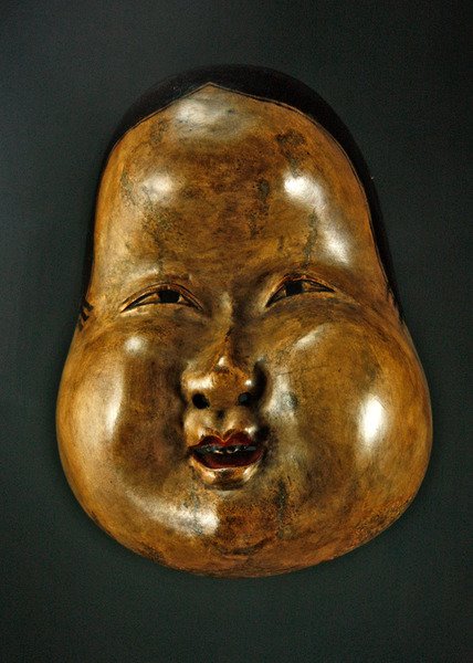 Otafuku-Maske von Japanese School