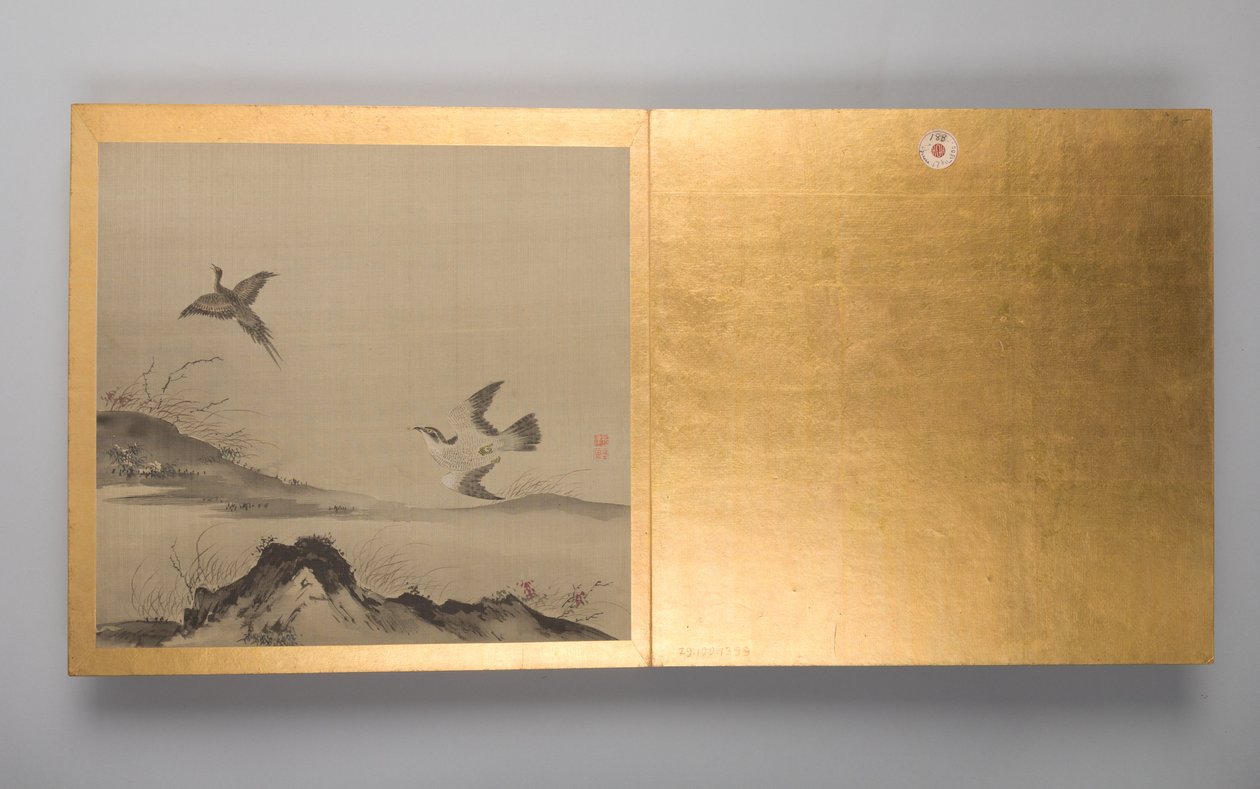 Dreißig Gemälde von Vögeln, Blumen und Landschaft, spätes 18. Jahrhundert von Japanese School