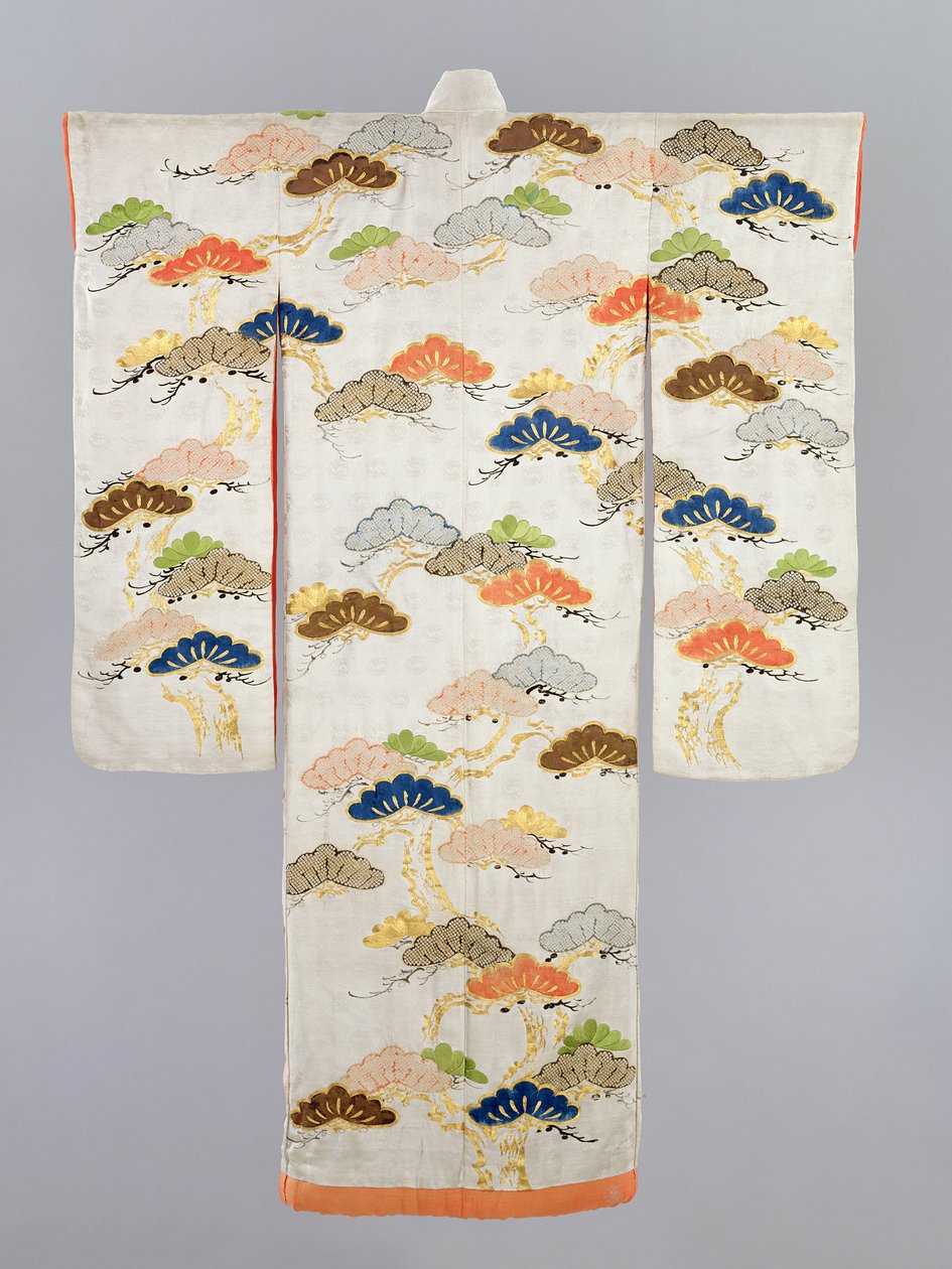 Frauenkimono, Edo-Periode (1600-1868) von Japanese School