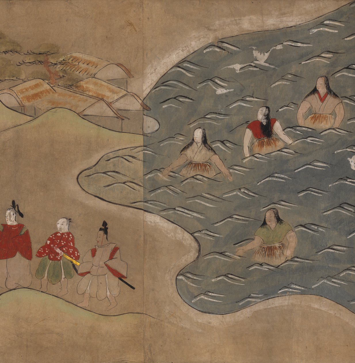 Frauen im Meer, Illustration aus dem 