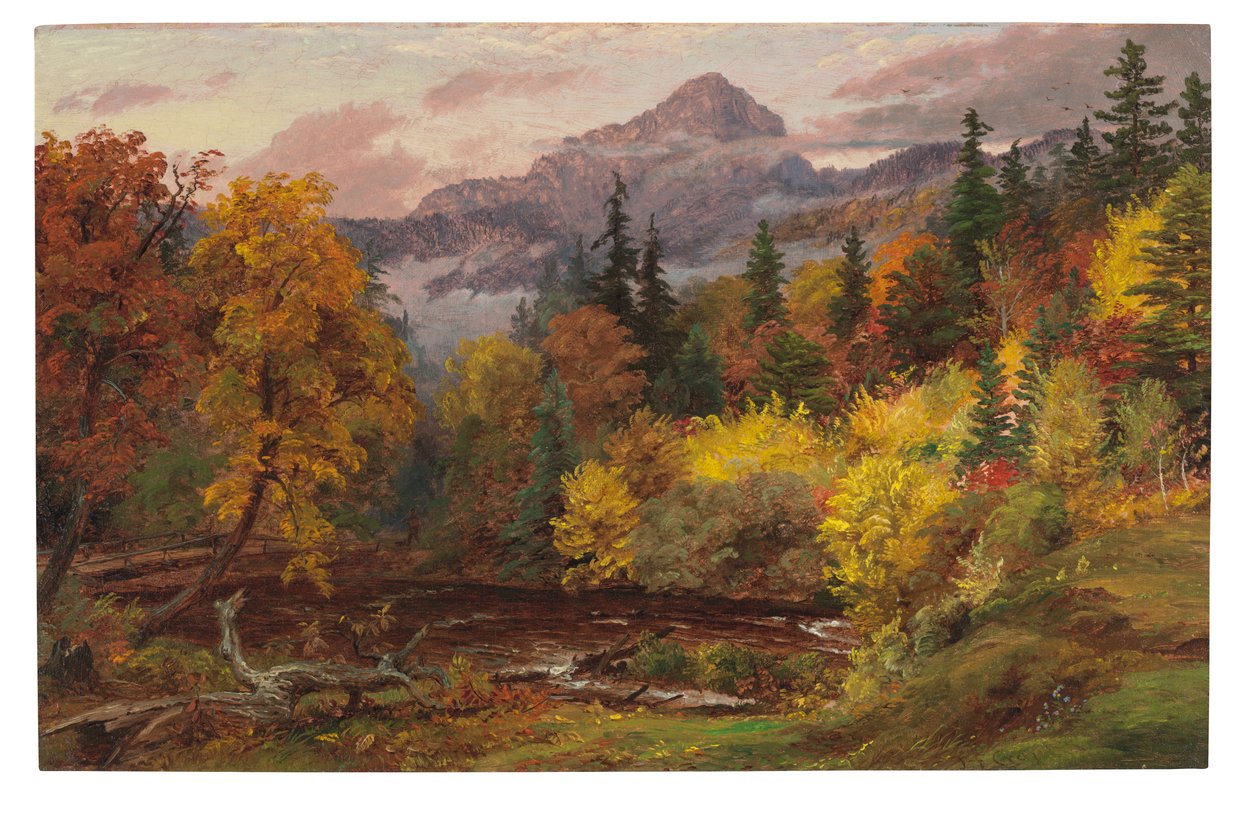 Herbstlaub in den White Mountains (Mount Chocorua) von Jasper Francis Cropsey