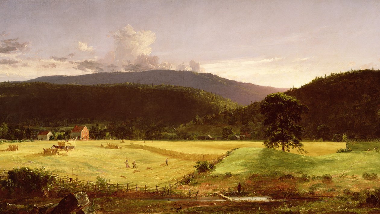 Bareford Mountains, West Milford, New Jersey, 1850 von Jasper Francis Cropsey