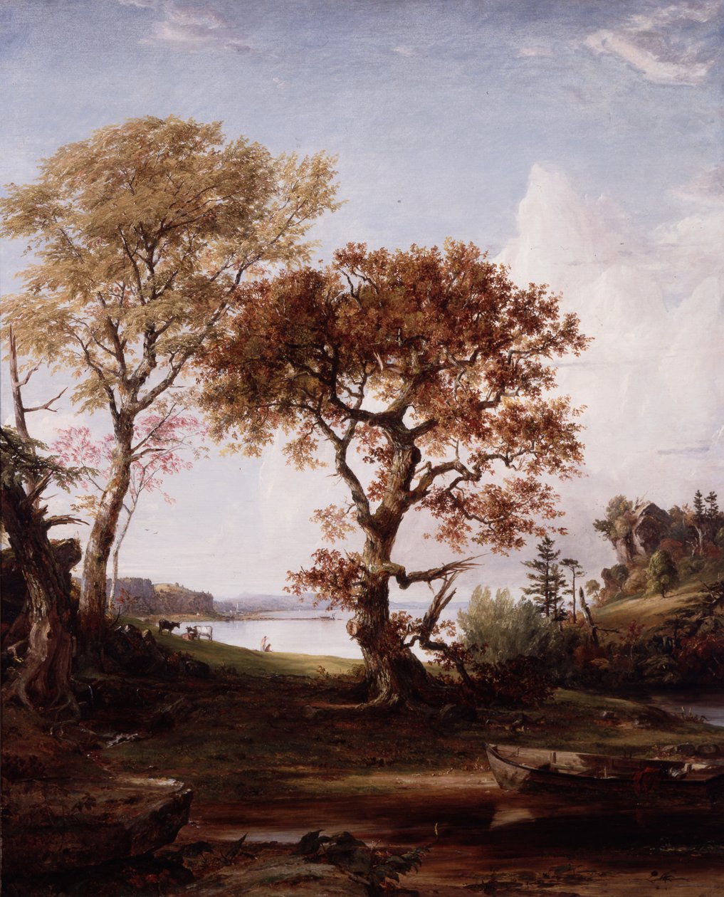 Der Hudson bei Piermont von Jasper Francis Cropsey
