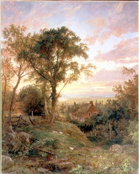 Das alte Heim, Warwick, New York von Jasper Francis Cropsey