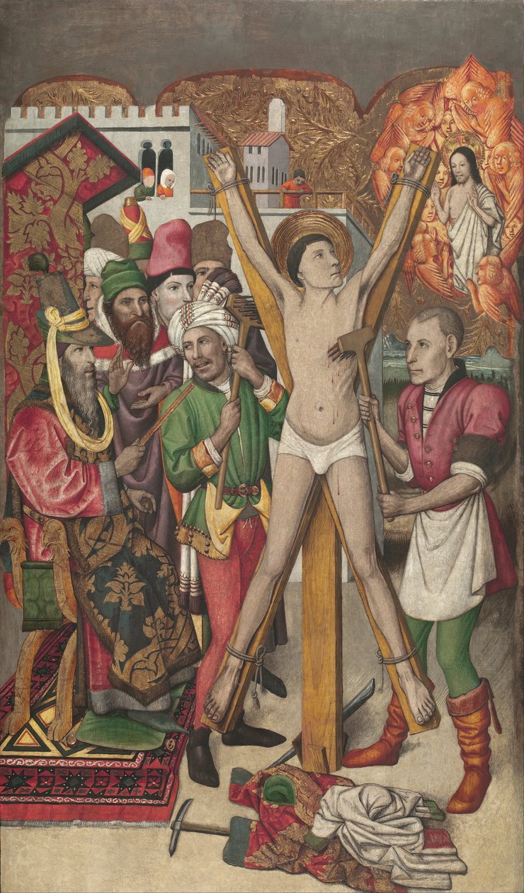 Heiliger Vinzenz auf der Folterbank von Jaume Huguet