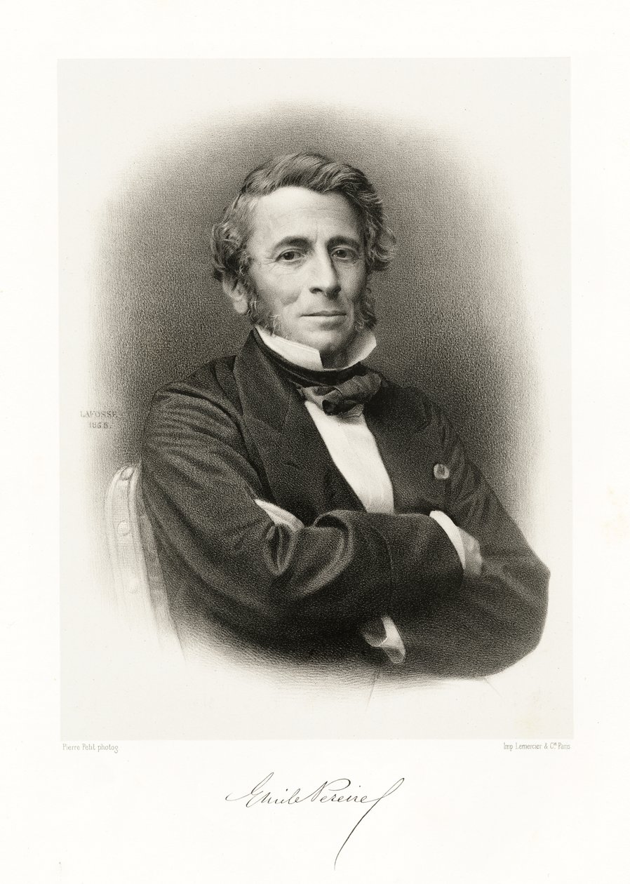 Émile Péreire von Jean Baptiste Adolphe Lafosse