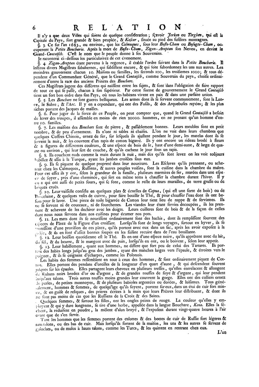 Neuer Atlas von China, der chinesischen Tartarei und Tibet La Haye 1737 von Jean Baptiste Bourguignon d