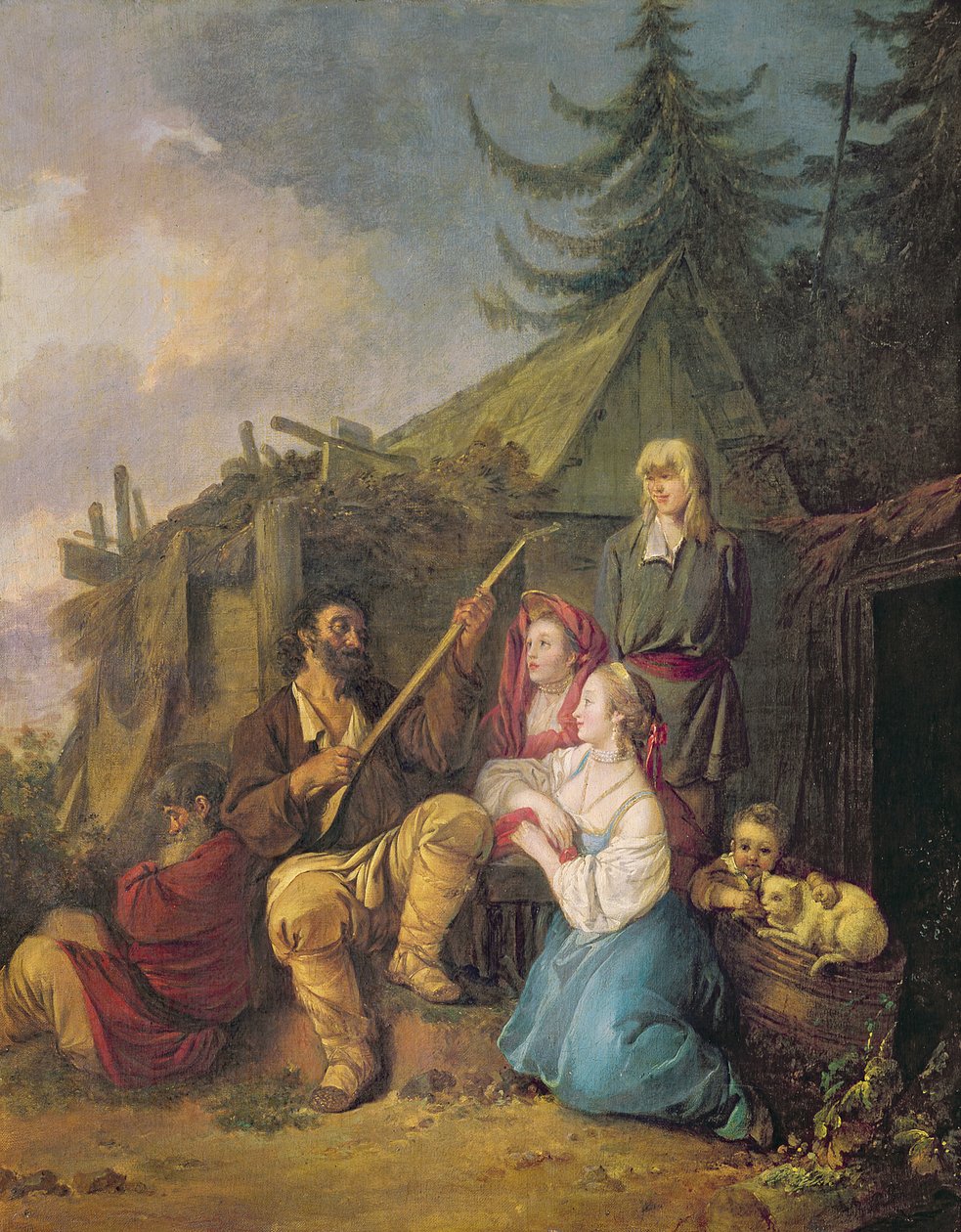 Der Balalaika-Spieler, 1764 von Jean Baptiste Le Prince