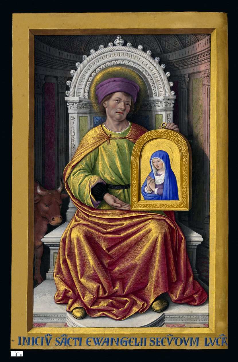Lukas der Evangelist von Jean Bourdichon