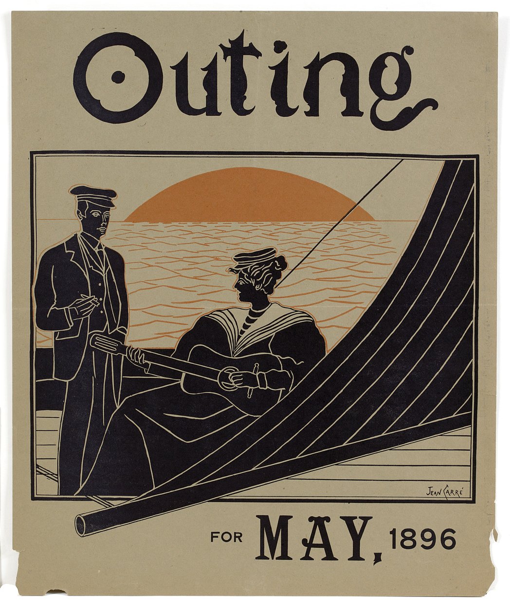 Ausflug, für Mai, 1896 von Jean Carré