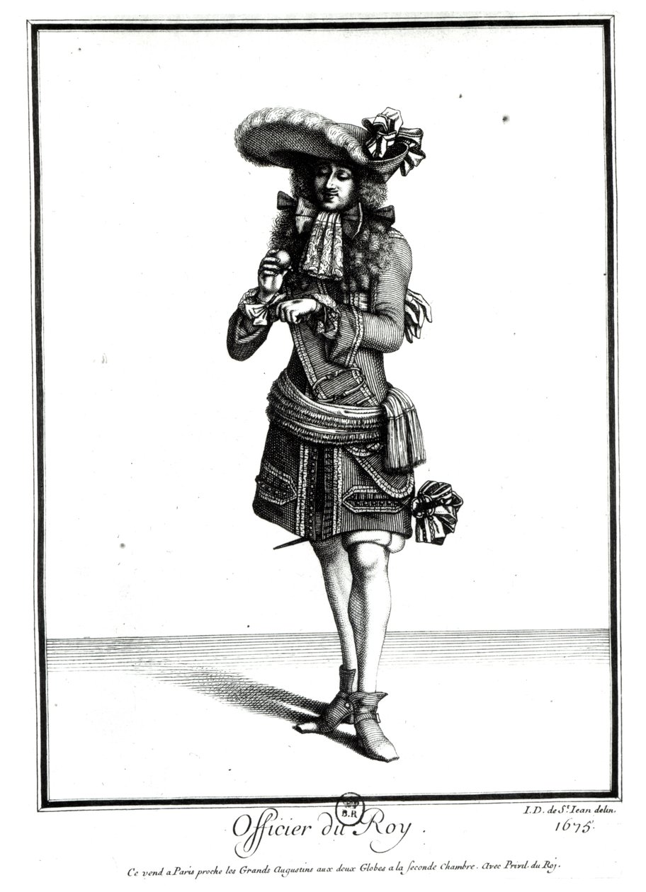 Königsoffizier, 1675 von Jean Dieu de Saint Jean