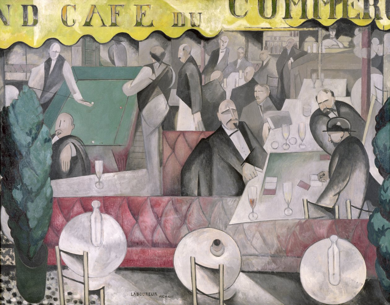 Das Café du Commerce von Jean-Emile Laboureur