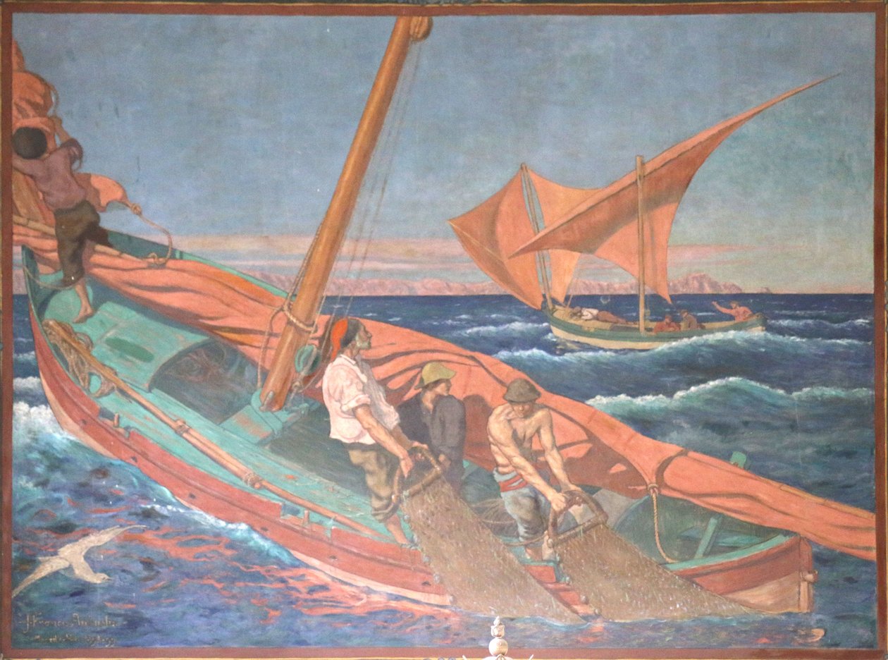 Das Gangui-Fischen von Jean Francis Auburtin