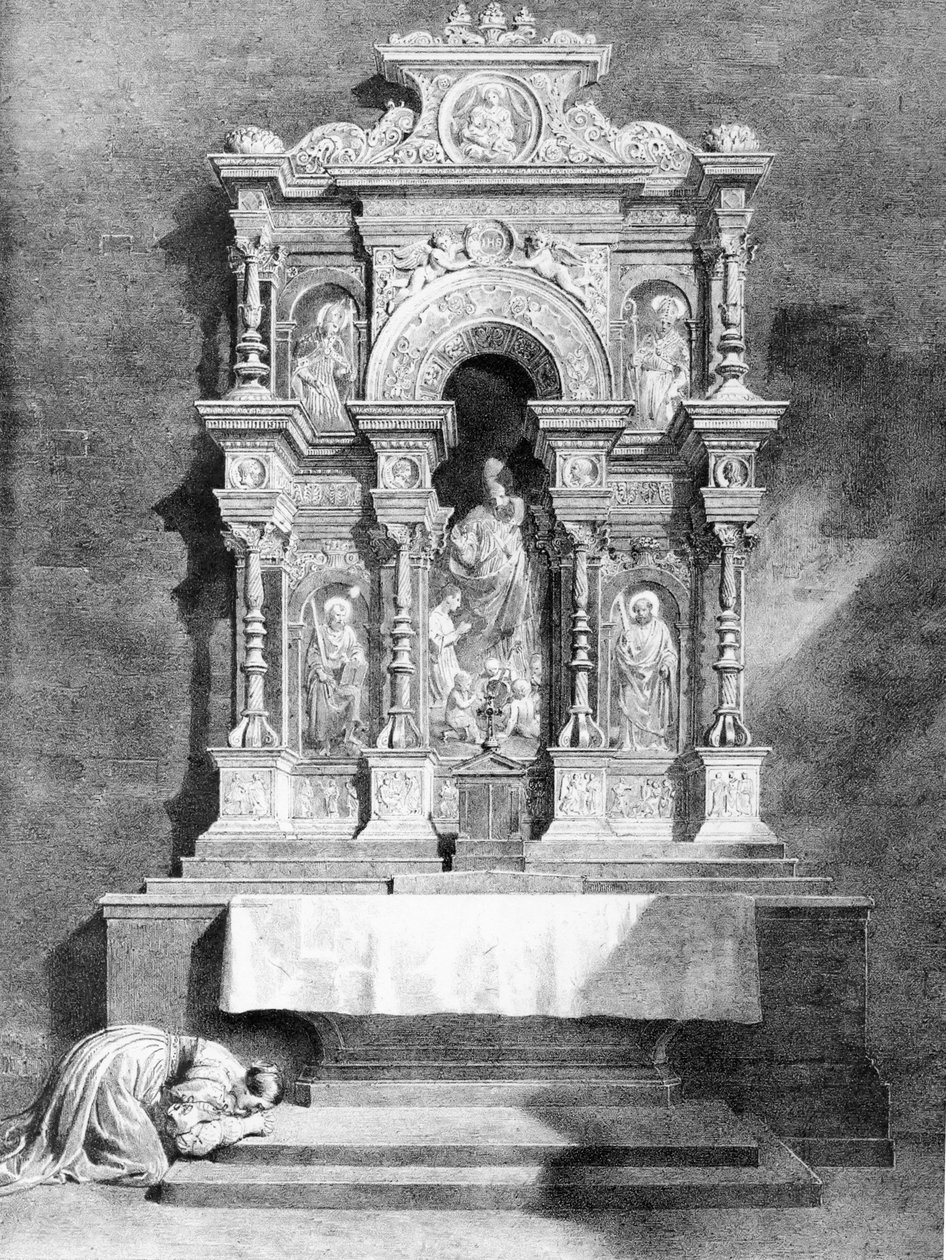 Altar von Olbein von Jean-Honore Fragonard