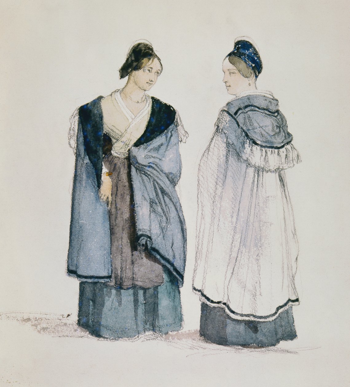 Einwohner von Arles zur Zeit von Daudet und Bizet von Jean Joseph Bonaventure Laurens