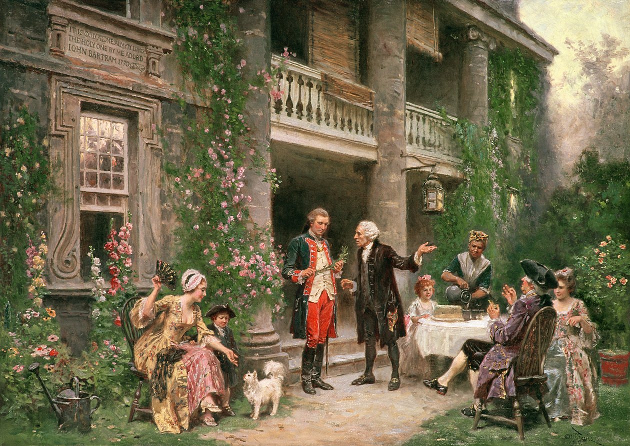 George Washington besucht Bartram