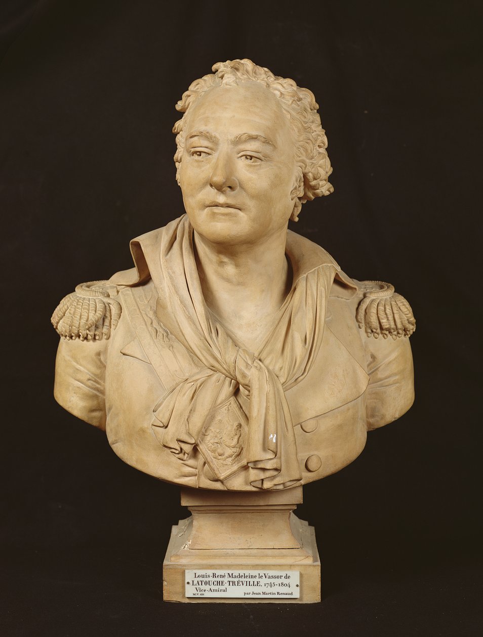 Büste von Louis de La Touche-Treville von Jean Martin Renaud