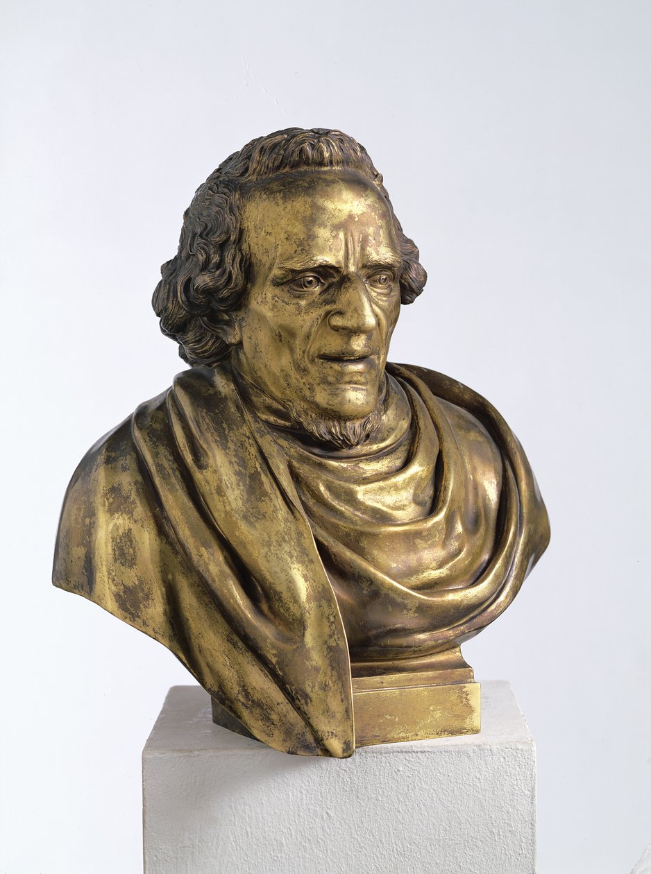 Porträt von Moses Mendelssohn (1729-86), 1785 von Jean Pierre Antoine Tassaert