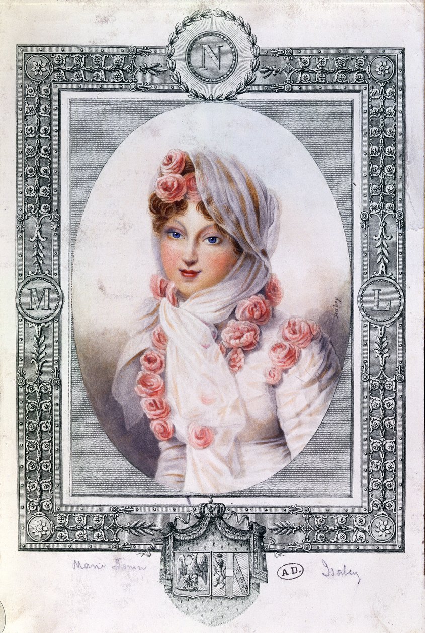 Porträt von Marie Laczinska (1786-1817), Gräfin Walewska von Jean Baptiste Isabey