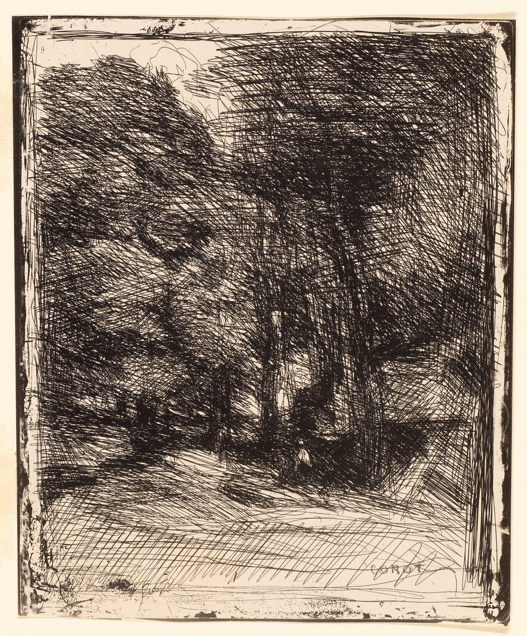 Souvenir von Bas-Bréau von Jean-Baptiste-Camille Corot