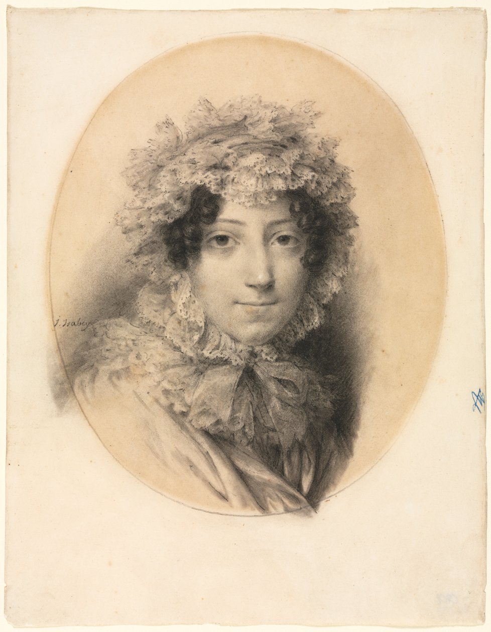 Porträt einer Dame von Jean-Baptiste Isabey