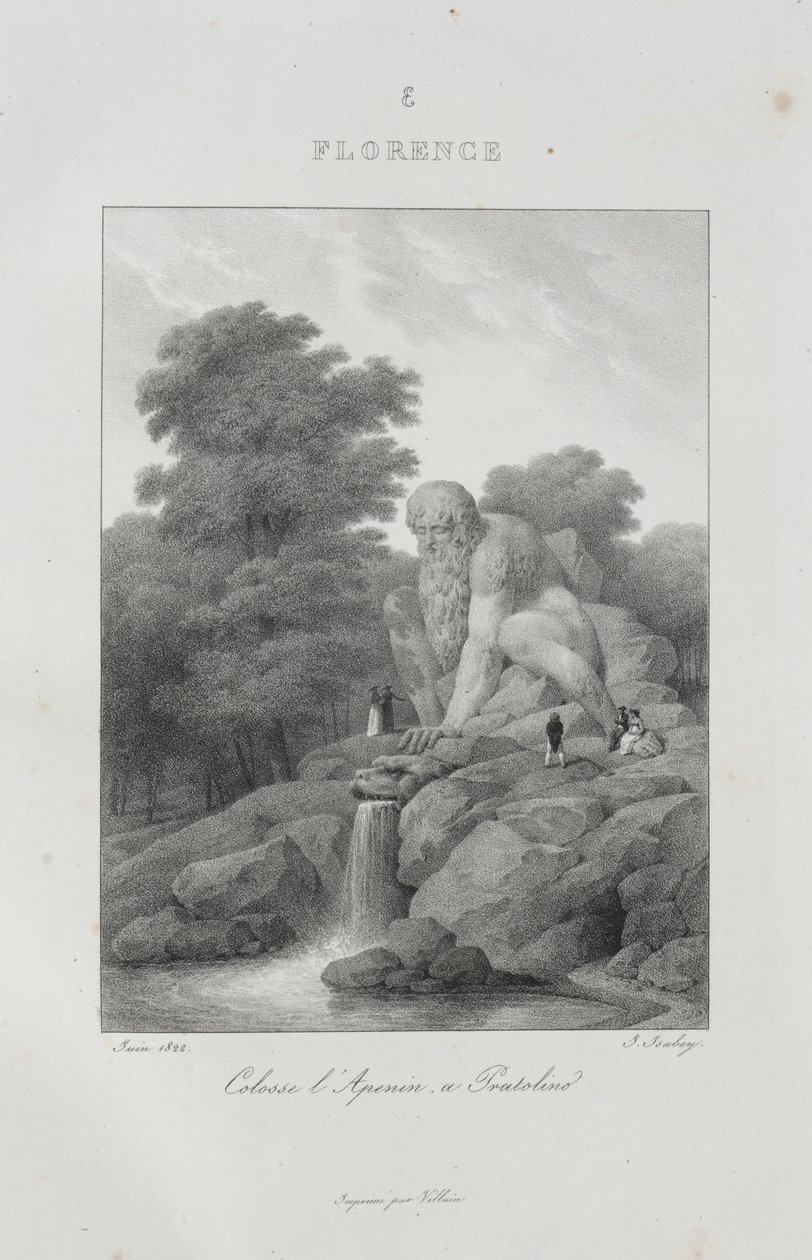 Reise nach Italien im Jahr 1822 von Jean-Baptiste Isabey