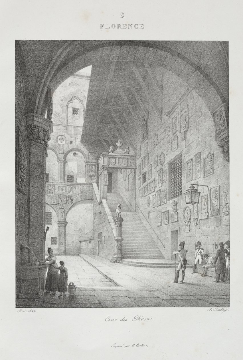 Reise nach Italien im Jahr 1822 von Jean-Baptiste Isabey