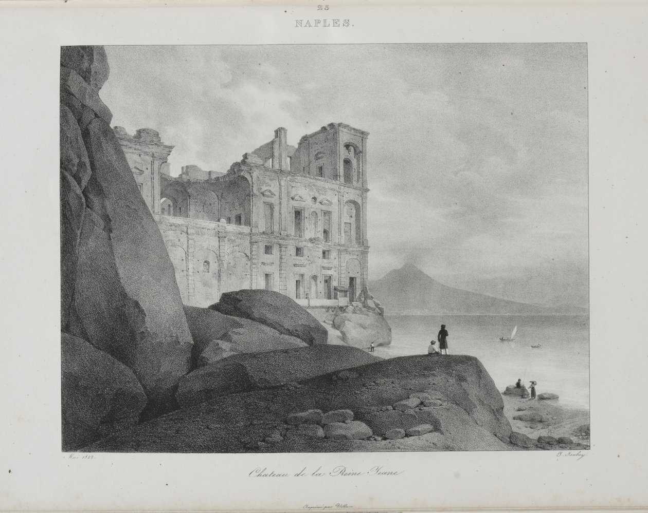 Reise nach Italien im Jahr 1822 von Jean-Baptiste Isabey