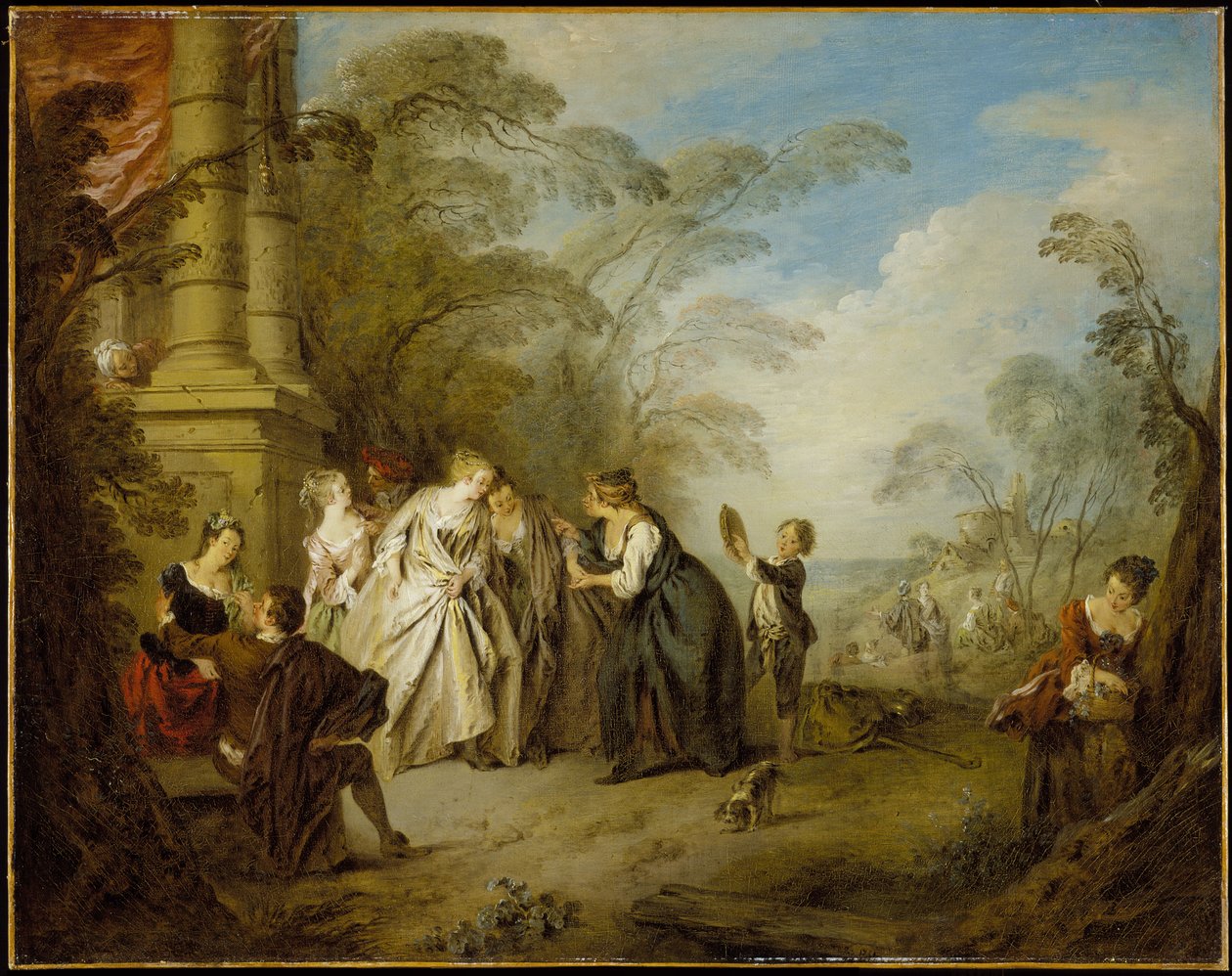 Die Wahrsagerin von Jean-Baptiste Joseph Pater