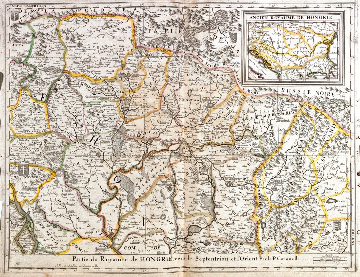 Ungarn, Slowakei, Ost-Rumänien von Jean-Baptiste Nolin