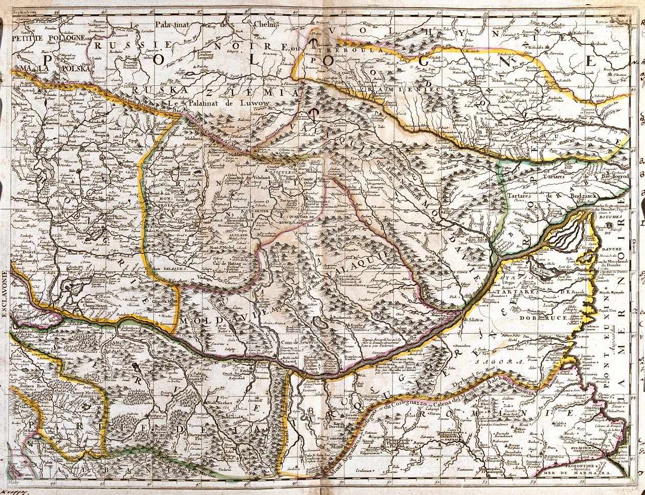 Südostpolen, Ostslowakei, Ostungarn, Serbien, Kosovo, Nordalbanien, Mazedonien, Bulgarien, Nordwesttürkei, Rumänien, Moldawien, Südwestukraine von Jean-Baptiste Nolin