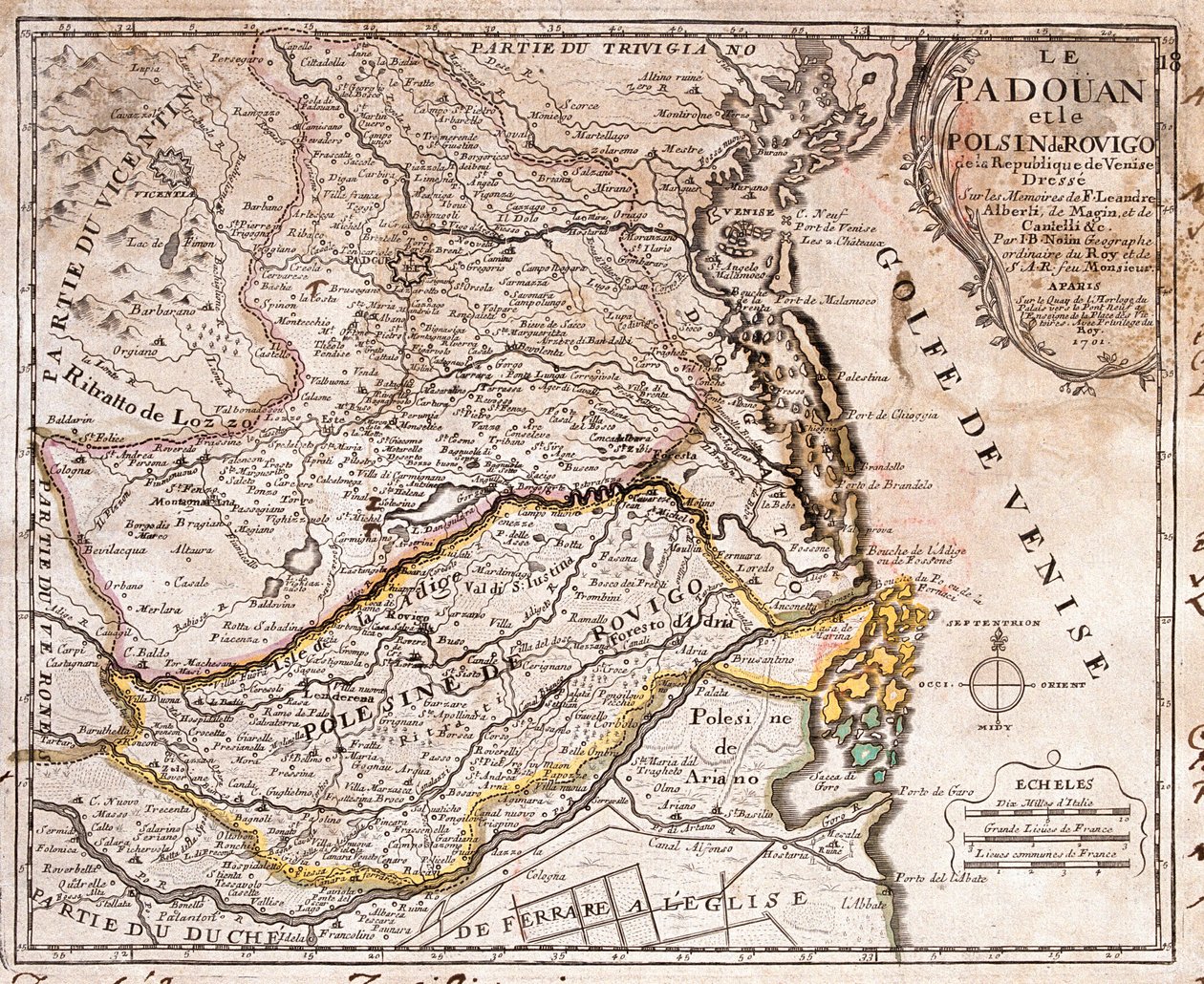 Südostvenetien, Nordostemilia-Romagna, Italien von Jean Baptiste Nolin