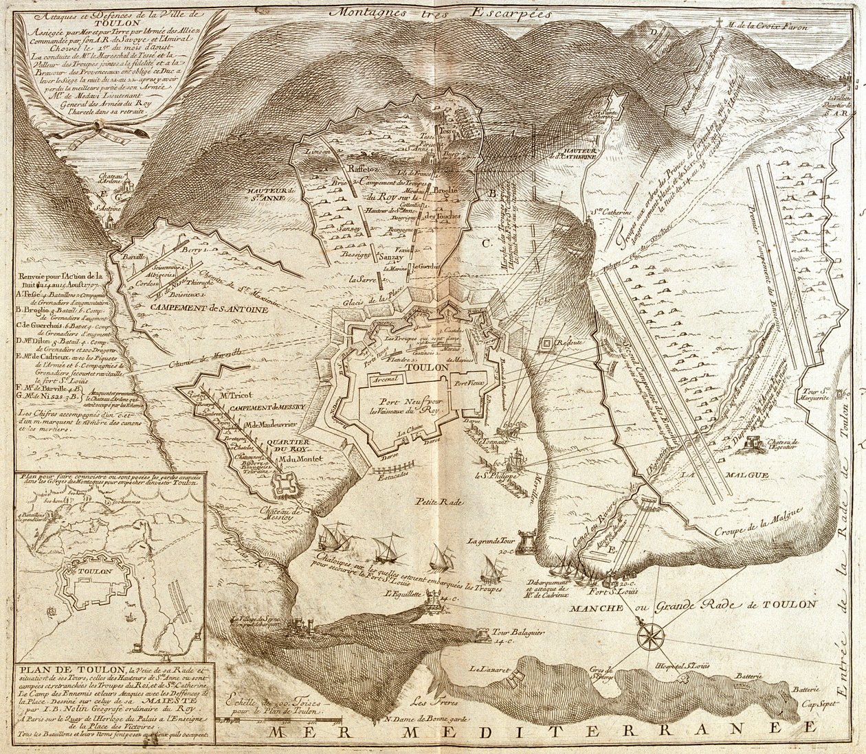 Toulon, Frankreich von Jean Baptiste Nolin