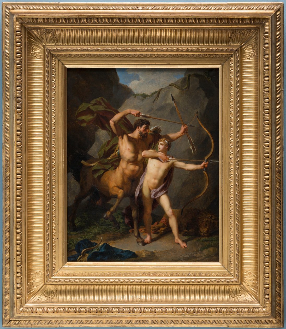 Erziehung des Achilles von Jean-Baptiste Regnault