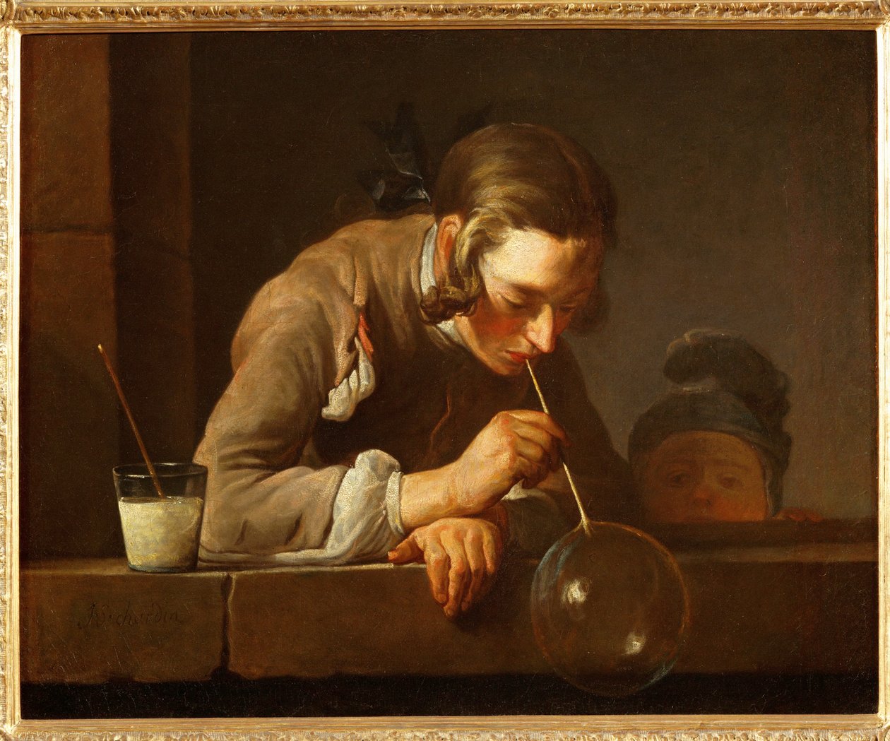 Seifenblasen von Jean Baptiste Simeon Chardin