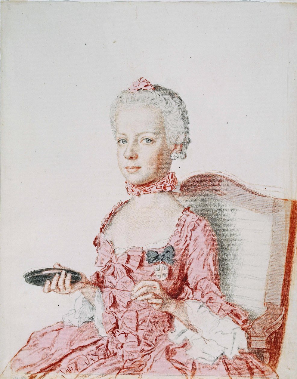 Marie Antoinette, Erzherzogin von Österreich von Jean Étienne Liotard