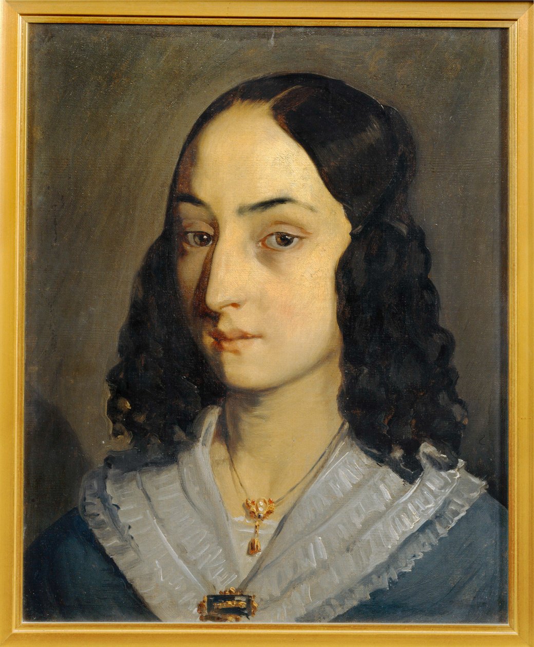 Porträt von Jeanne Dore, Schwester von Augustine Fournerie von Jean-Francois Millet