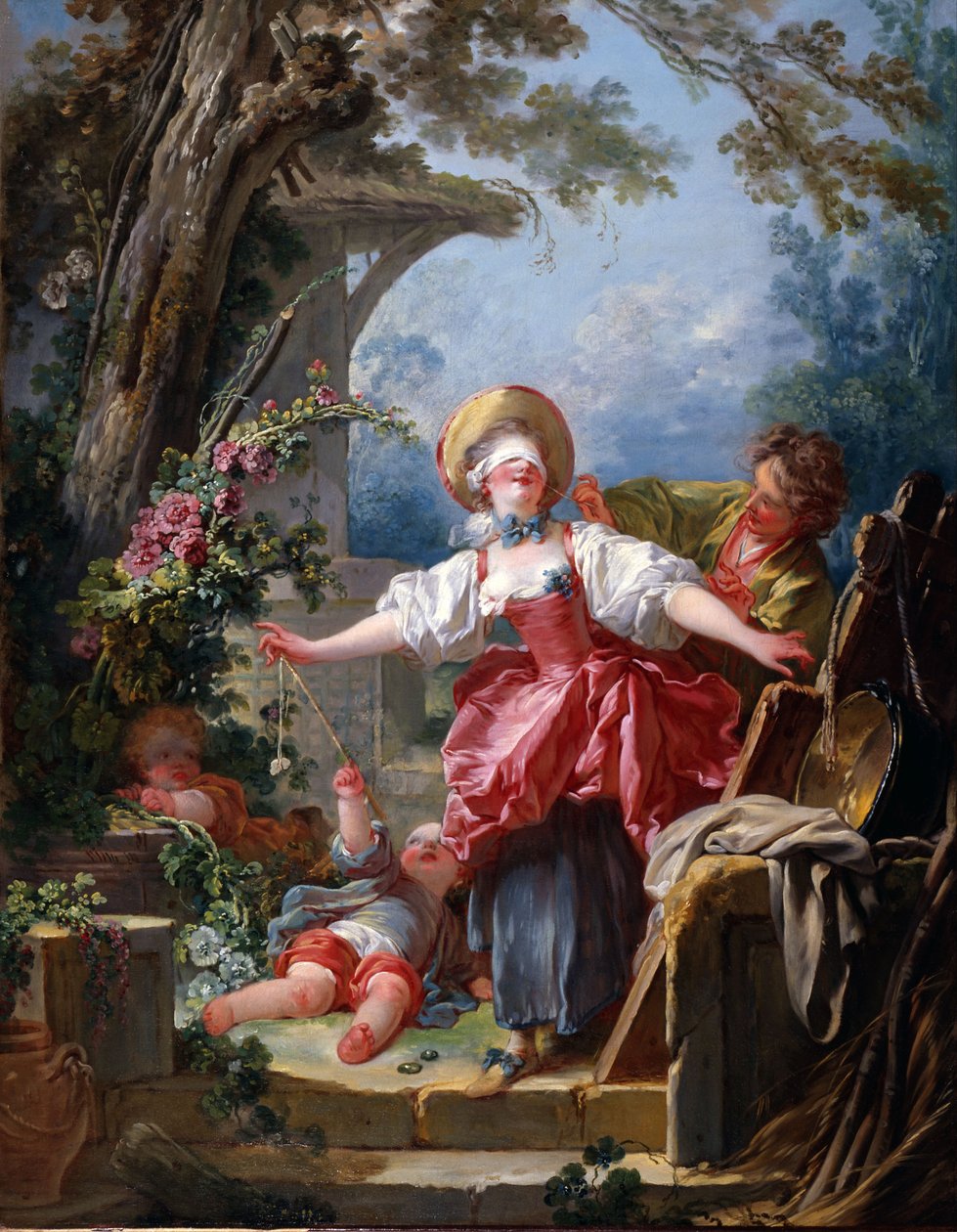 Blindekuh von Jean-Honore Fragonard