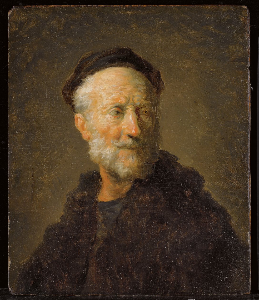 Kopf eines alten Mannes von Jean-Honore Fragonard