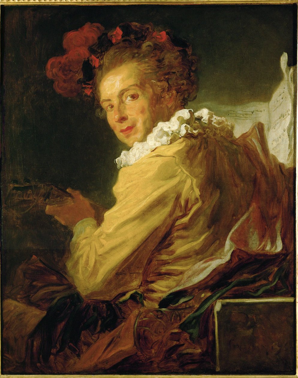 Die Musik - Porträt von Monsieur de la Breteche von Jean-Honore Fragonard
