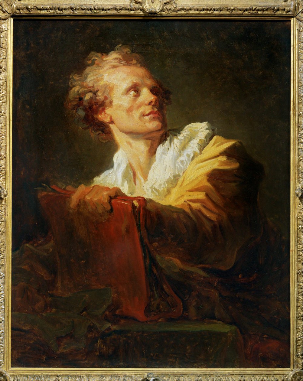 Porträt eines jungen Künstlers von Jean Honore Fragonard