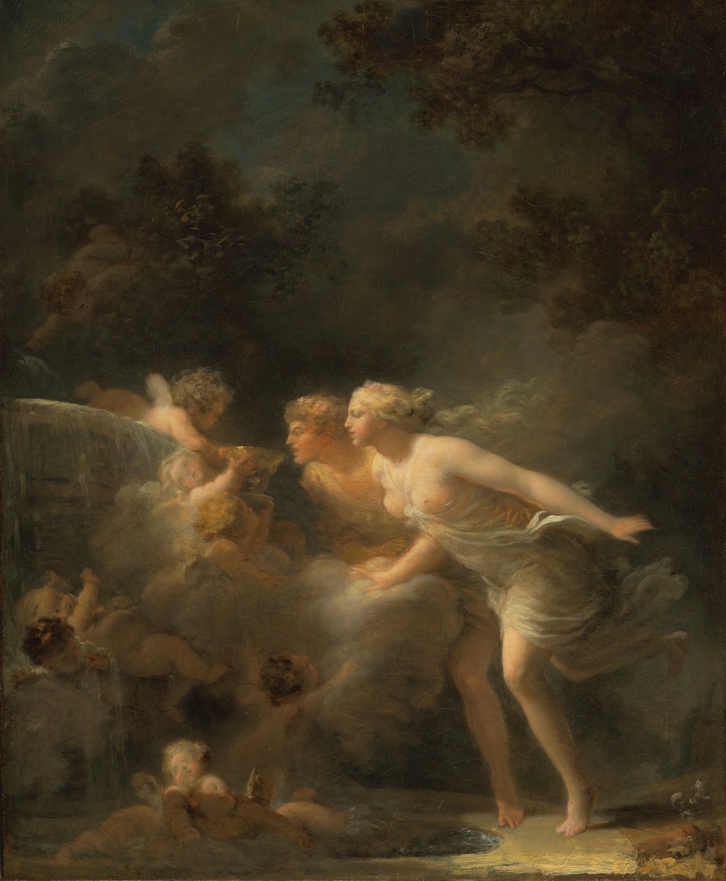Der Brunnen der Liebe von Jean-Honore Fragonard