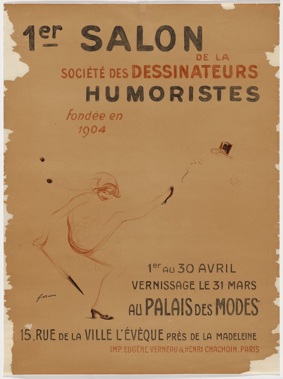 1er Salon des Humoristes, Palais des Modes von Jean-Louis Forain