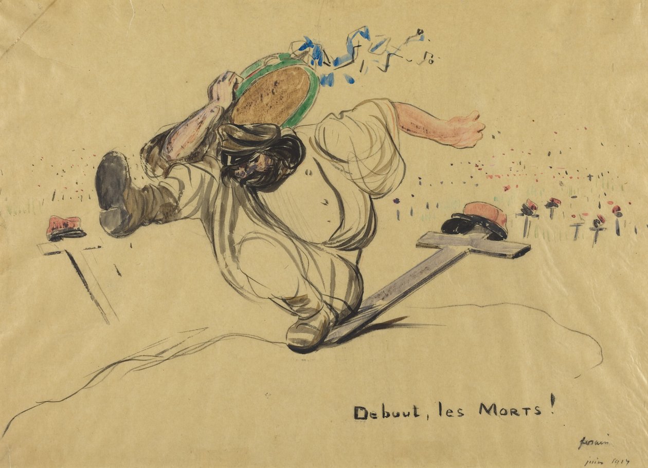 Auf, die Toten! von Jean-Louis Forain